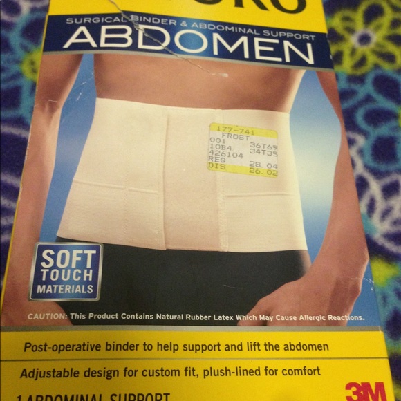 Abdomen support use once size Large - Picture 7 of 7